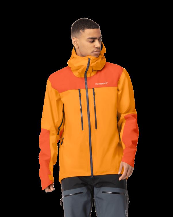 ノローナ メンズ ロフォーテン ゴアテックス プロ アノラック レモン