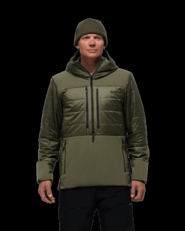 ノローナ メンズ ロフォーテン ゴアテックス プロ アノラック オリーブ