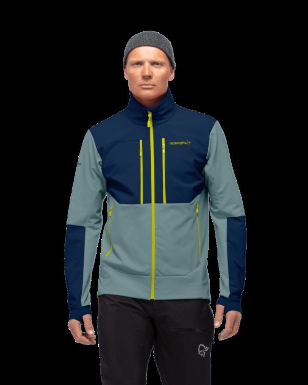 ノローナ メンズ ロフォーテン ゴアテックス プロ アノラック レモン